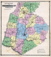 Frederick County Map, Frederick County 1873